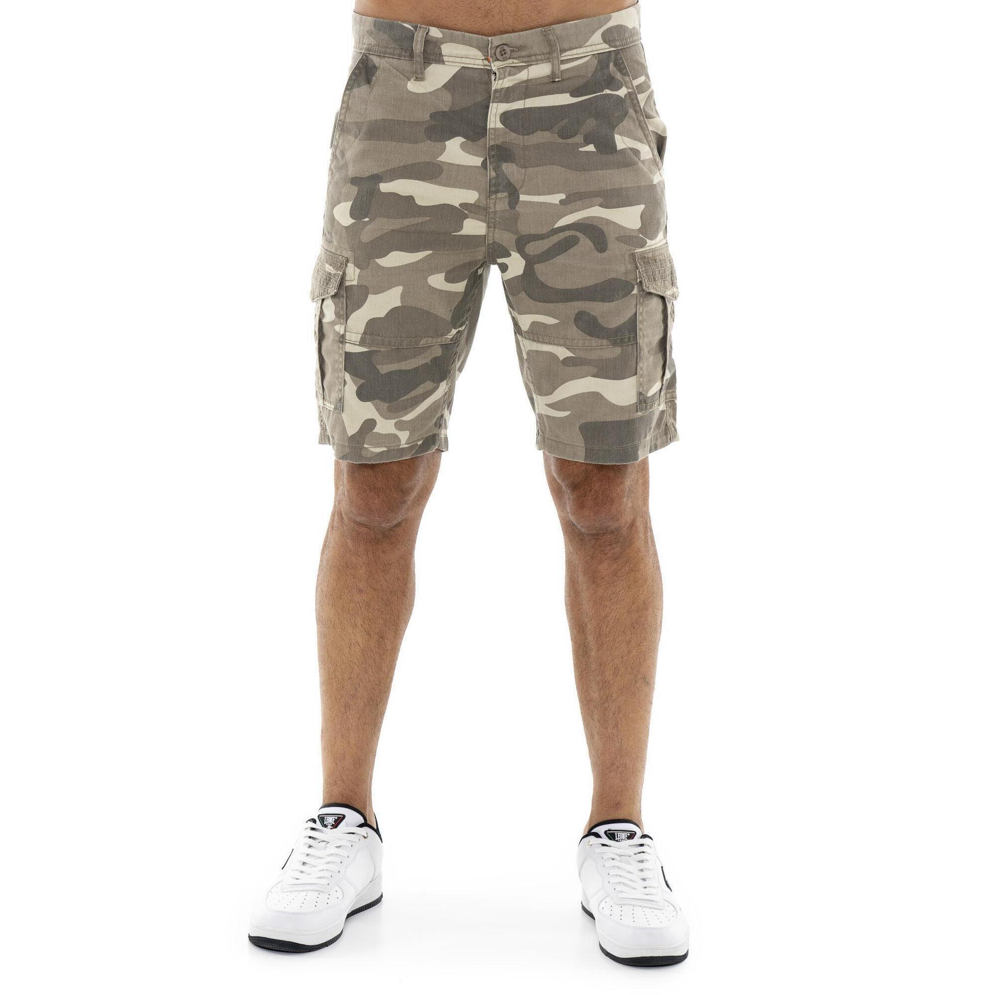 Leone 1947 Apparel - Short Cargo Homme Leone Military 1947 En Sergé - Pantalons - Marron|vert - Decathlon