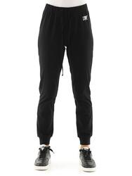 Pantalon femme en coton non polaire avec revers Leone Basic