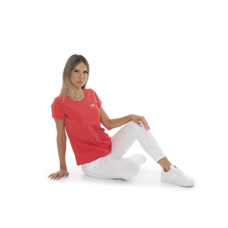 Pantaloni Leone Basic din bumbac, croială dreaptă, pentru femei