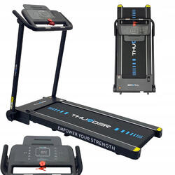 Tapis de course Thunder REVO 124x42cm 16km/h FitShow pliable LCD