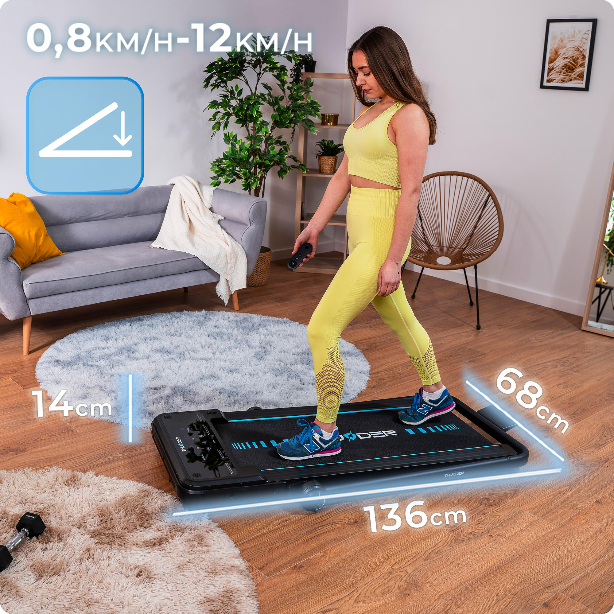 IMPACT Laufband schwarz 4/8