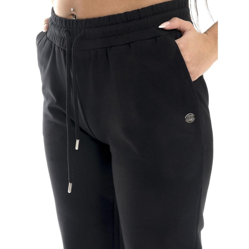 Pantaloni Leone Basic din bumbac pentru femei