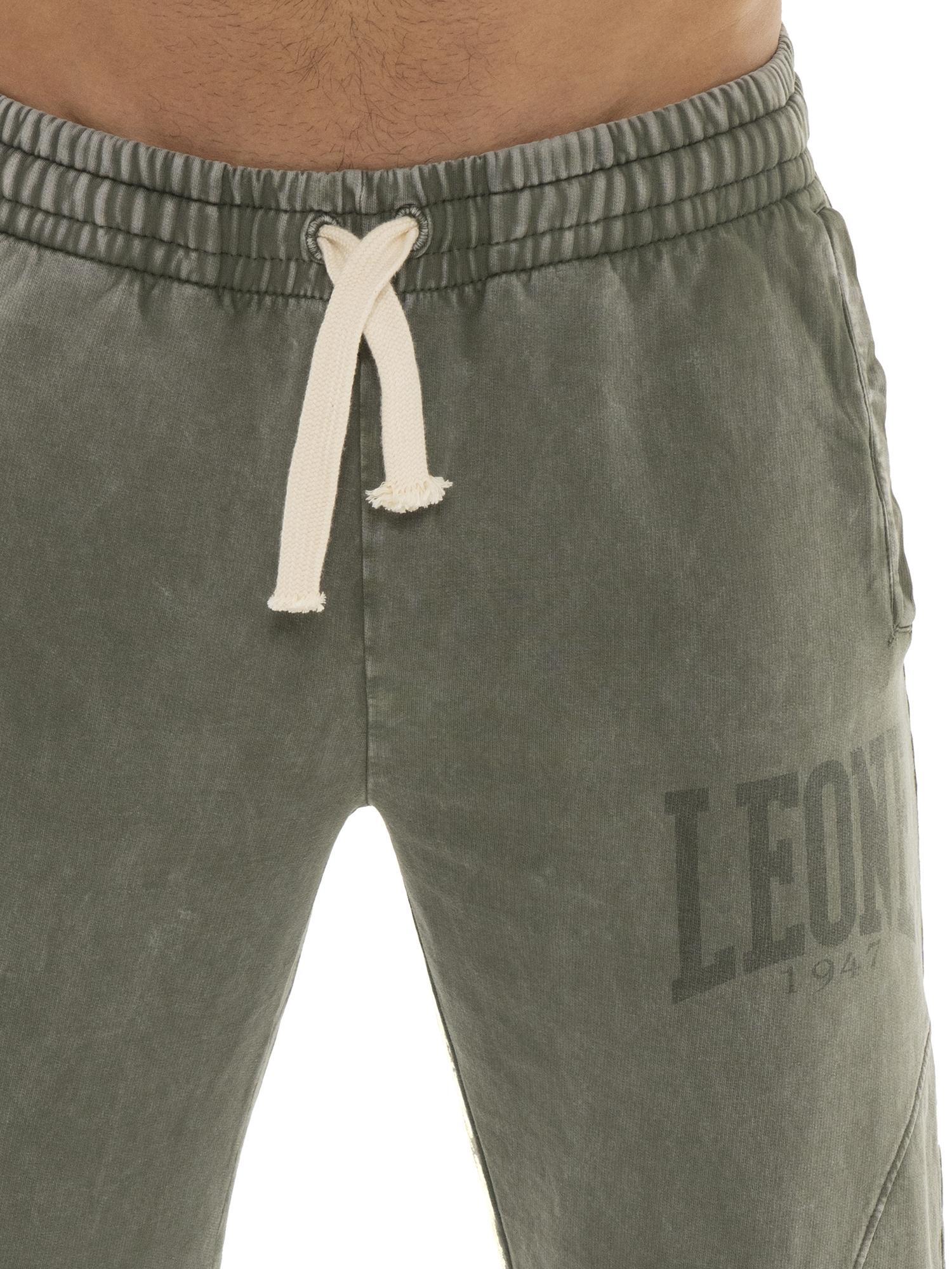Pantalón de hombre sin percha en tejido Leone Old Wash 3/5