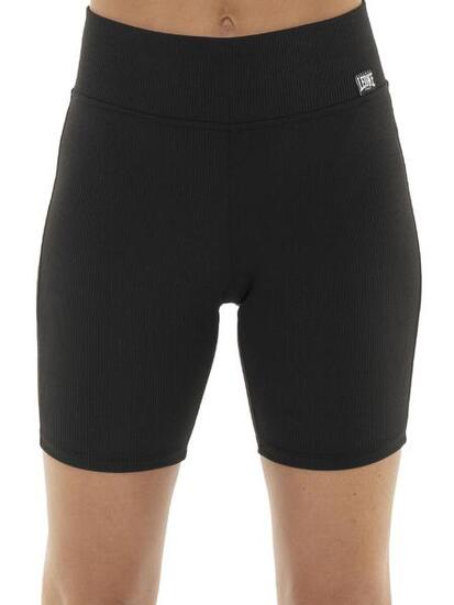 Kurze, gerippte Stretch-Leggings von Leone Basic für Damen