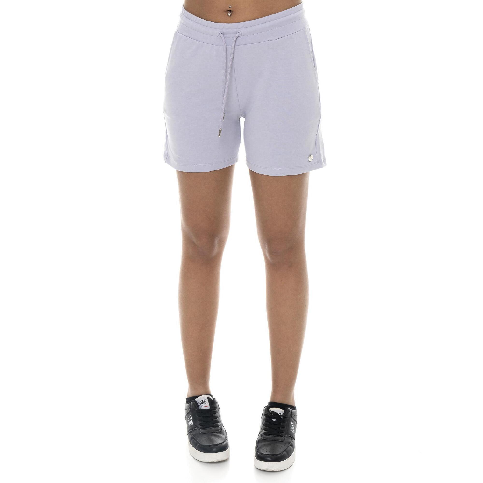 Leone 1947 Apparel - Short Femme Leone Basic En Coton Stretch - Shorty De Running - Rose - Decathlon