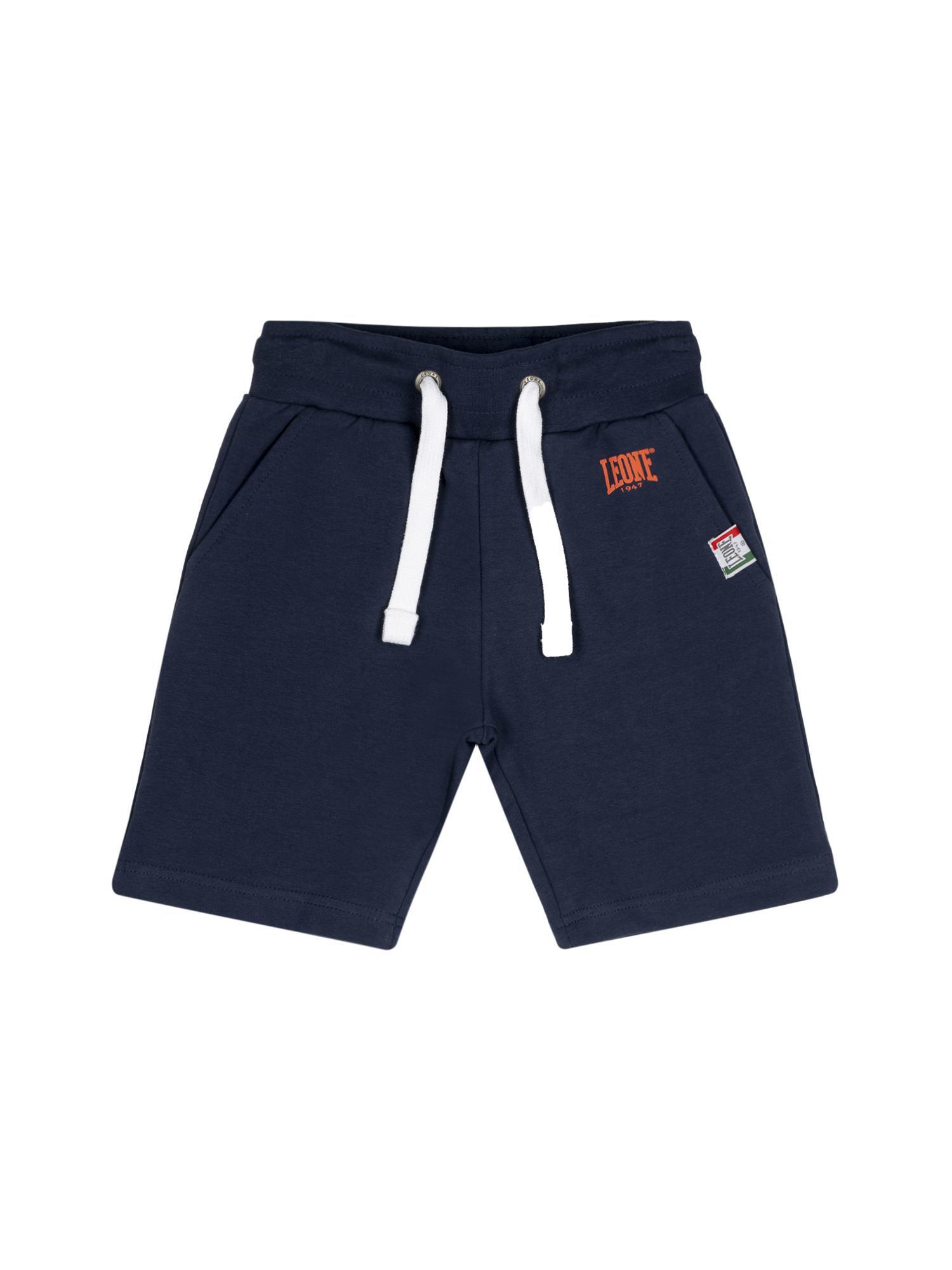 LEONE 1947 APPAREL Leone New Basic Kindershorts aus ungebürsteter Baumwolle