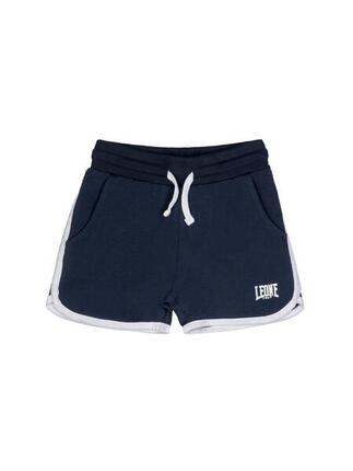 Short fille Leone Sporty en coton non brossé