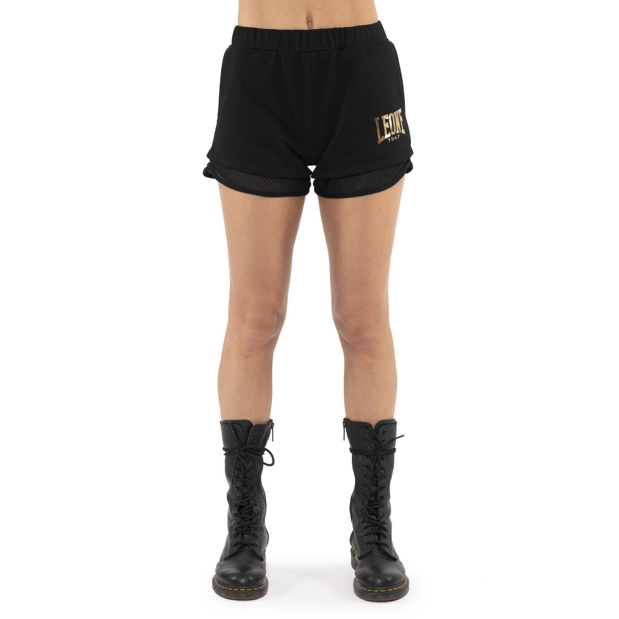 Leone 1947 Apparel - Short Femme Leone Gold - Shorty De Running - Noir - Decathlon