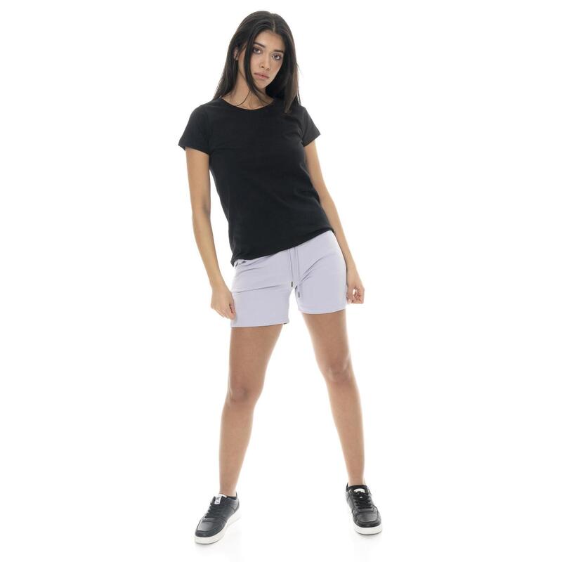 Pantaloni scurți Leone Basic din bumbac elastic pentru femei