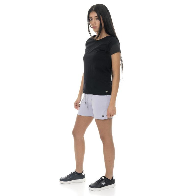 Pantaloni scurți Leone Basic din bumbac elastic pentru femei