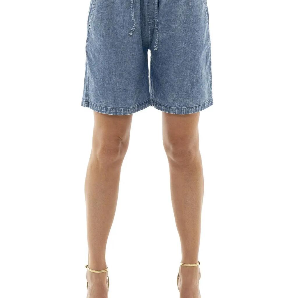 Woman bermuda chambray Fancy Stripes