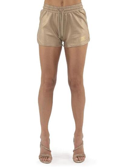 Short lurex femme Leone Chic Gold