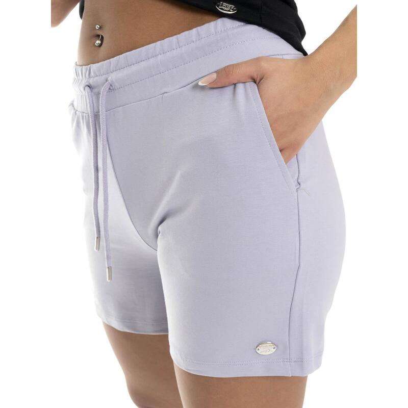Pantaloni scurți Leone Basic din bumbac elastic pentru femei