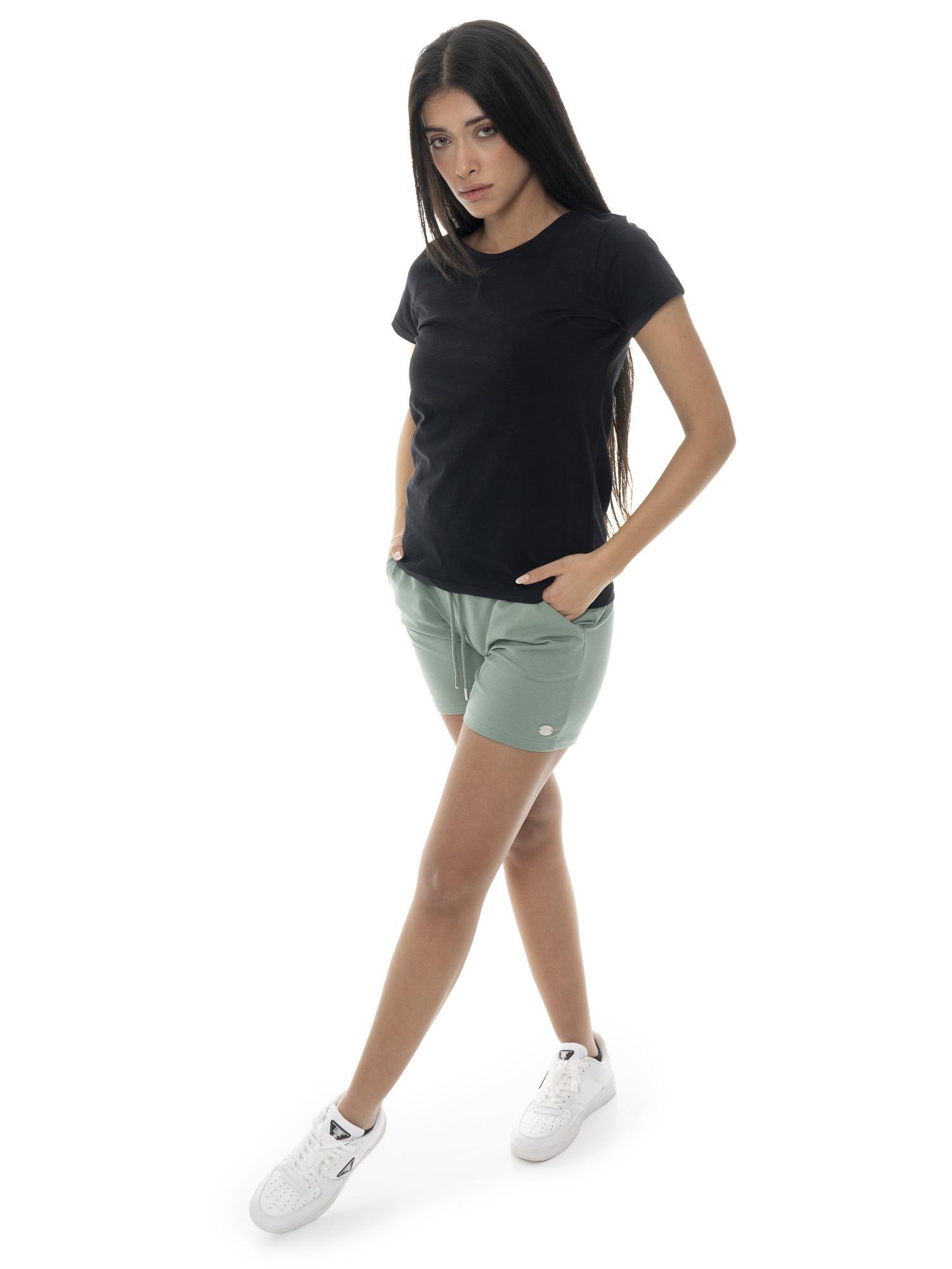 Short femme Leone Basic en coton stretch 5/7
