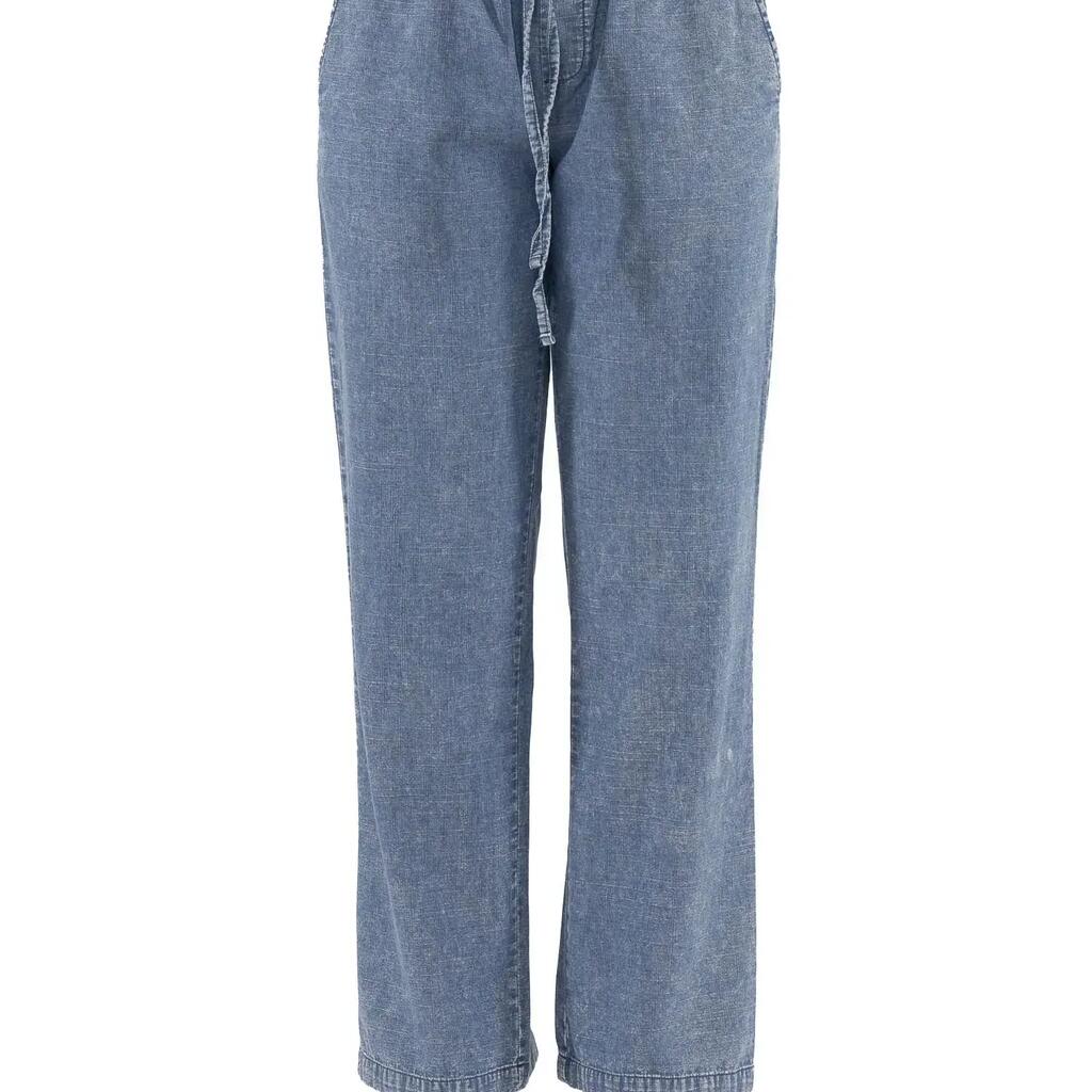 Woman chambray pants Fancy Stripes