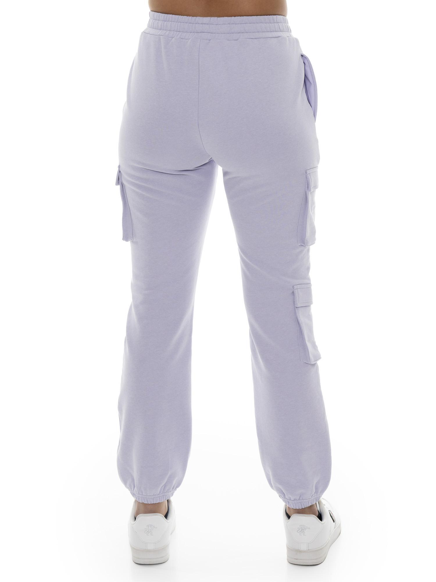 Calças femininas Leone Outdoor não escovadas com bolsos grandes 4/5