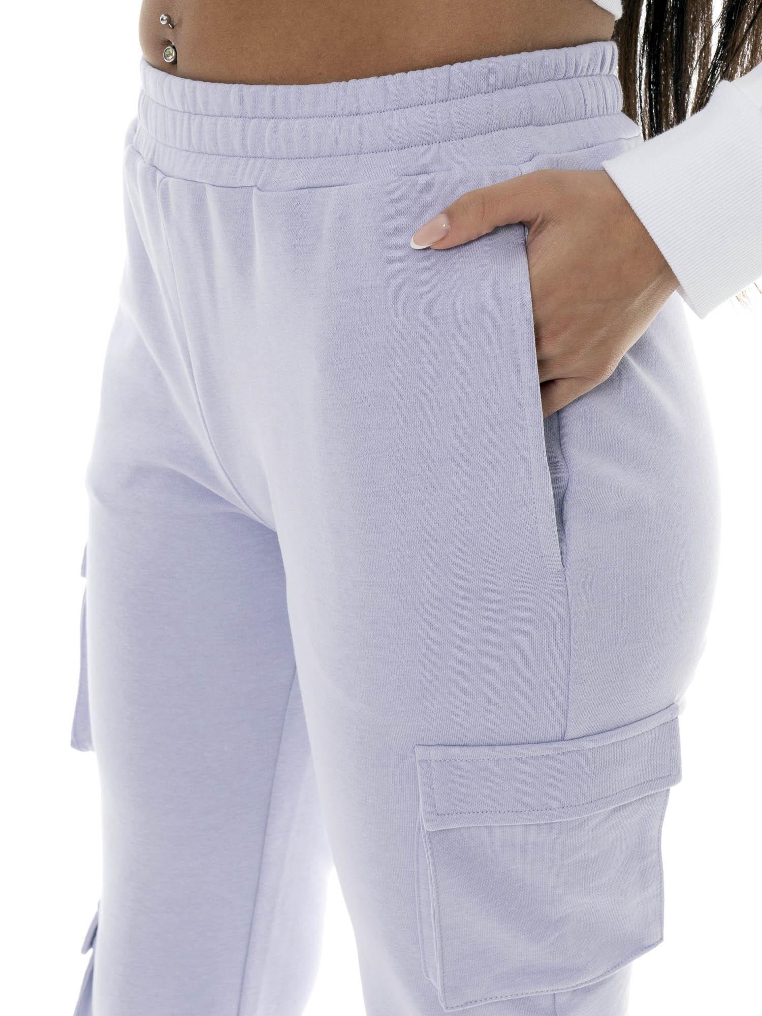 Calças femininas Leone Outdoor não escovadas com bolsos grandes 3/5
