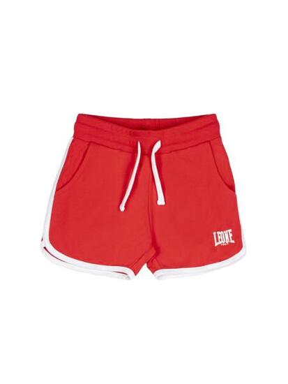 Short fille Leone Sporty en coton non brossé