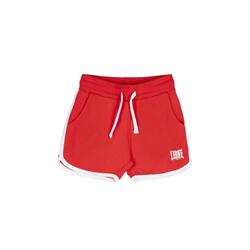 Short fille Leone Sporty en coton non brossé