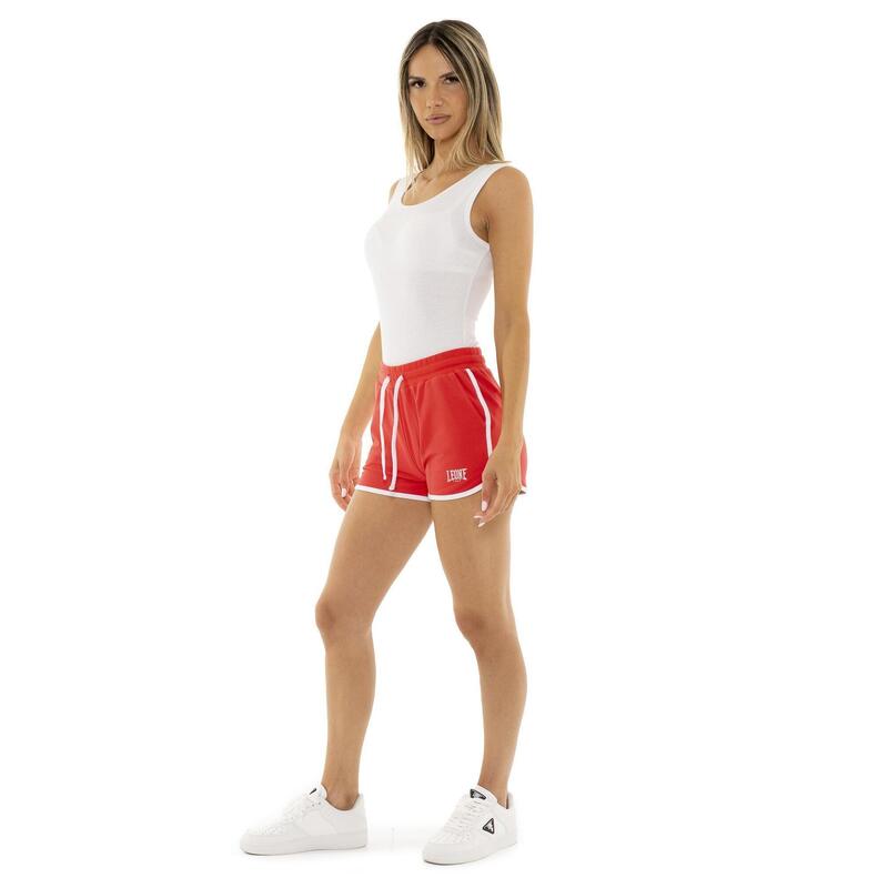 Pantaloni scurți Leone Basic din bumbac elastic pentru femei