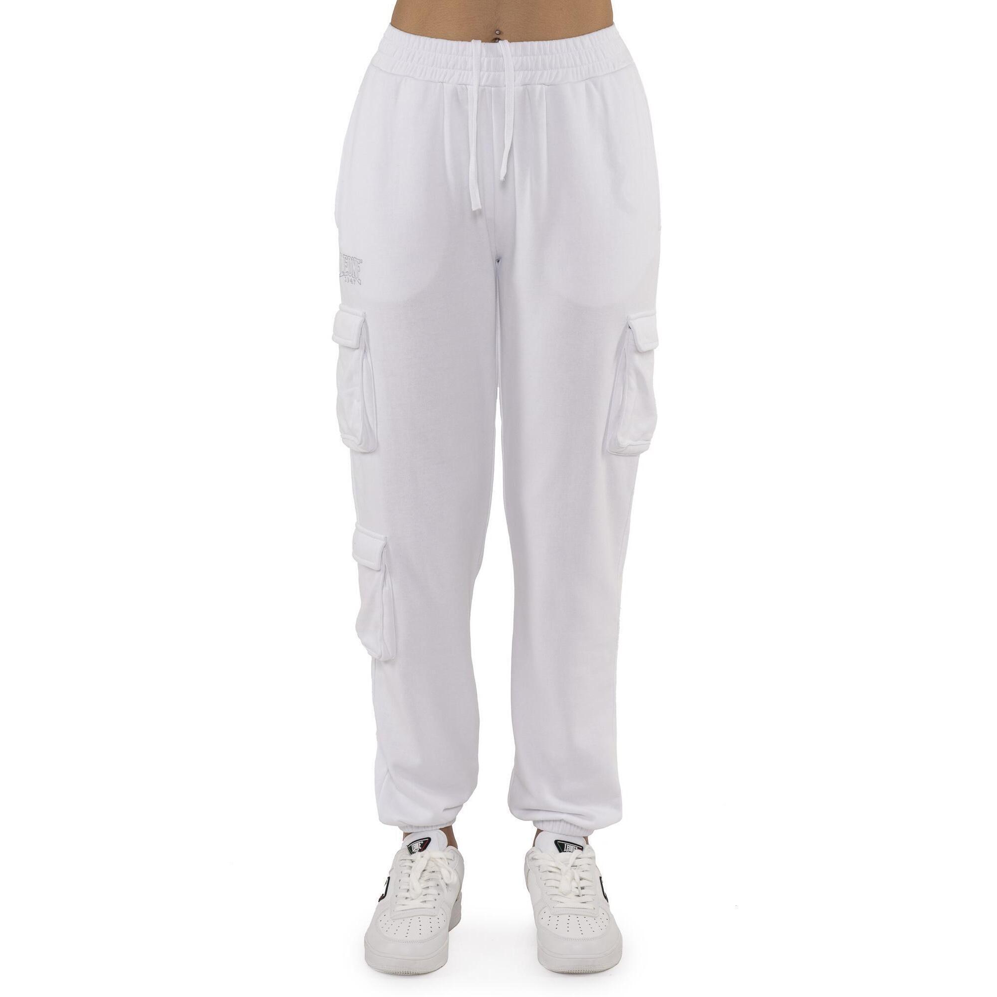 Leone 1947 Apparel - Pantalon Femme Leone Outdoor Non Brossé Avec Grandes Poches - Pantalons - Blanc - Decathlon
