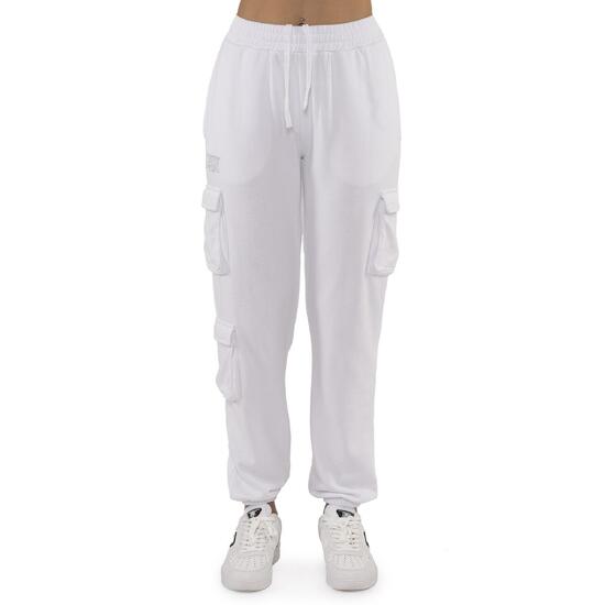 Spodnie dresowe z bawełna z sznurek regulacyjny na outdoor