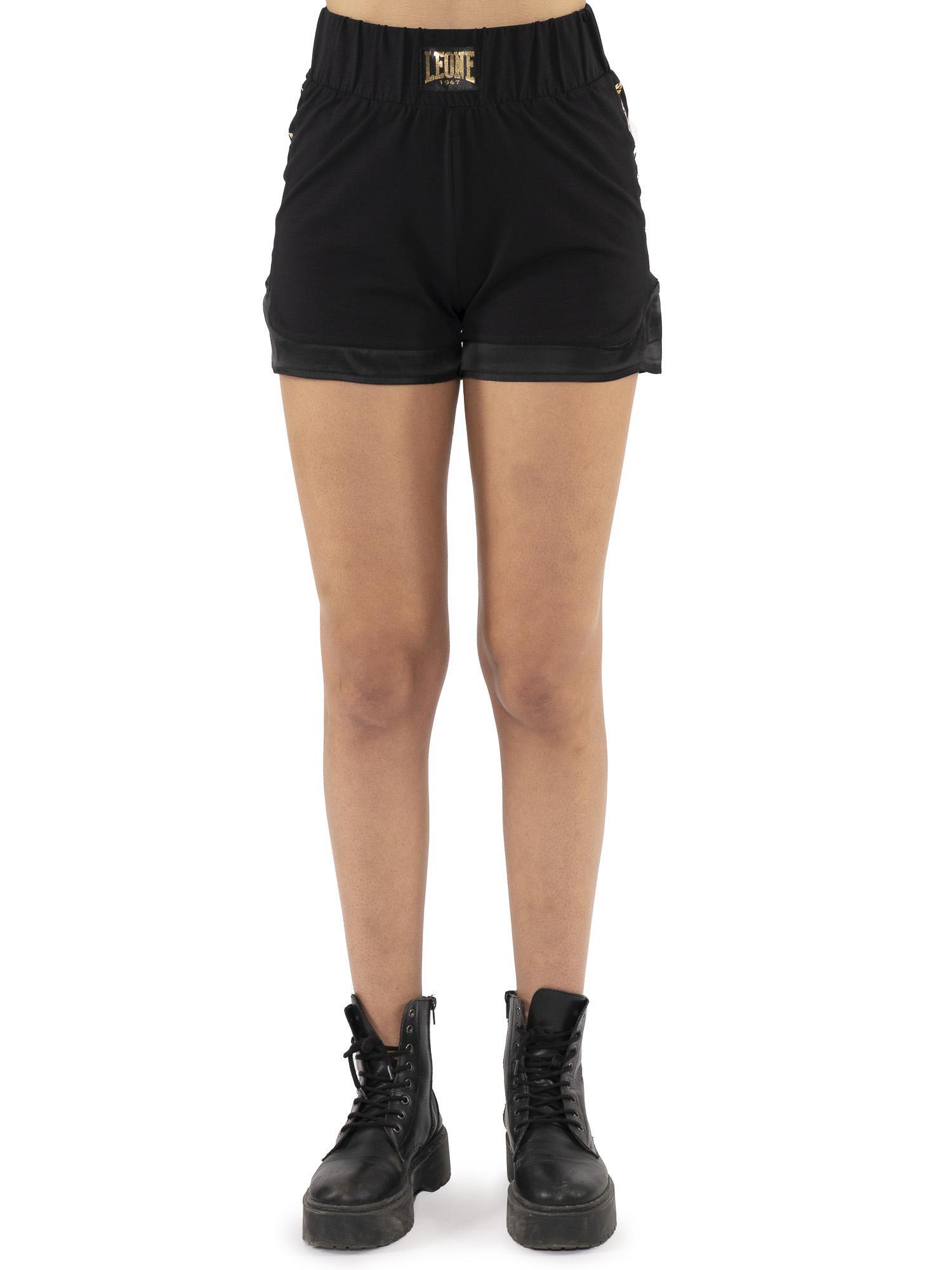 Pantaloncini da donna logo oro stile boxe Leone Gold 1/7