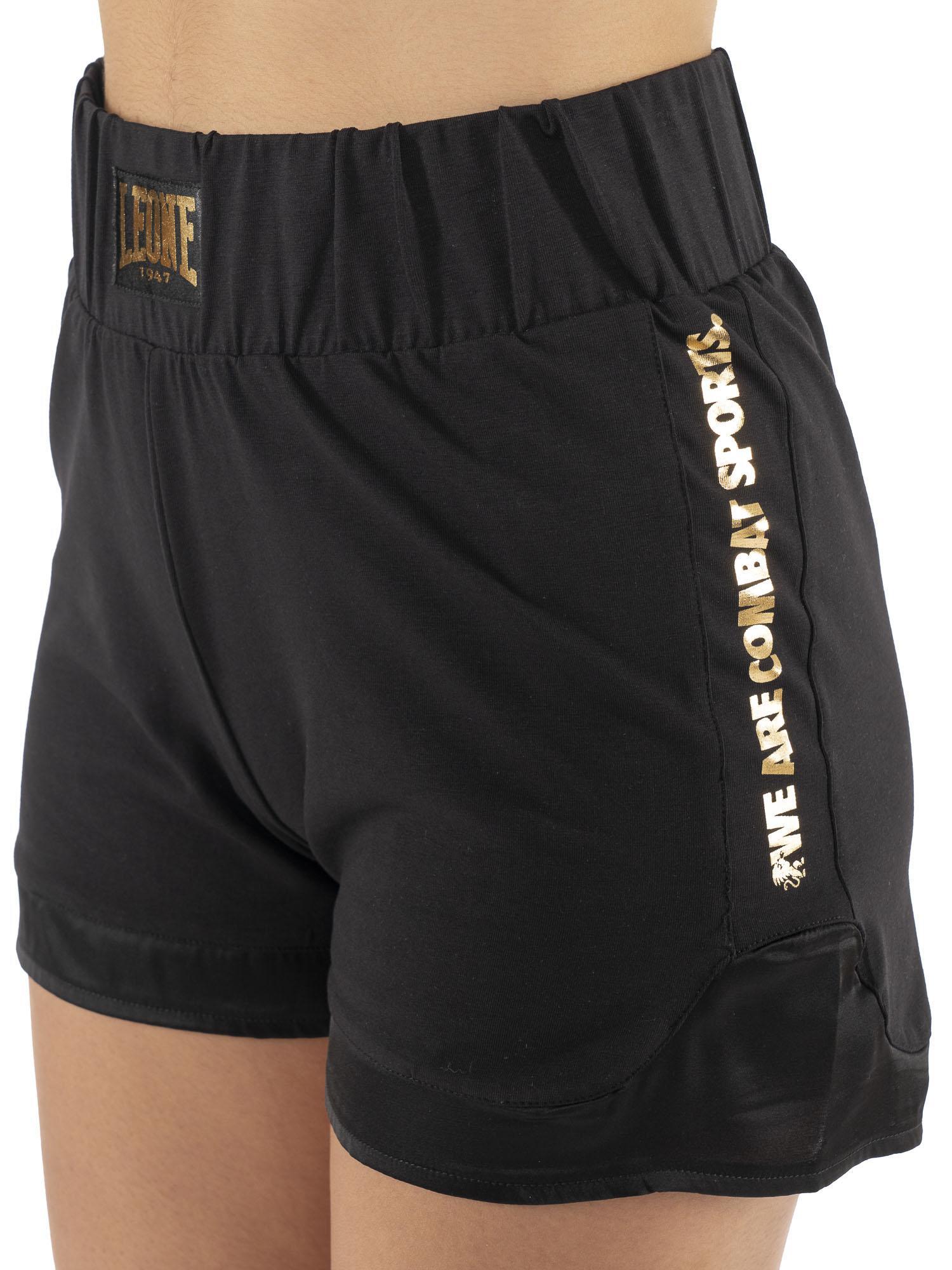 Pantaloncini da donna logo oro stile boxe Leone Gold 3/7