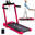 Bandă de alergare Thunder RACE PINK 105x40,5cm 14km/h FitShow pliabilă puls