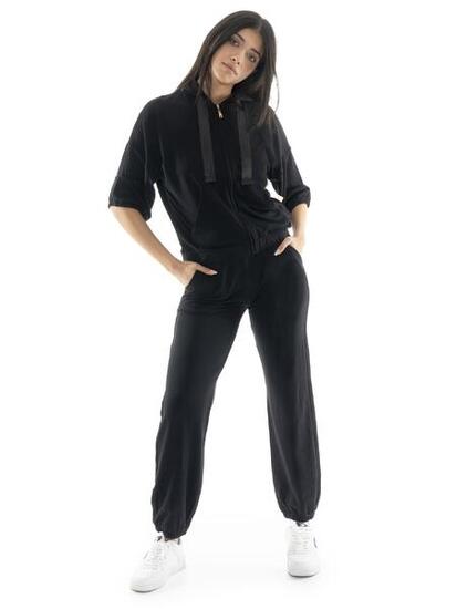 Spodnie dresowe lekki z ściągacze na co dzień