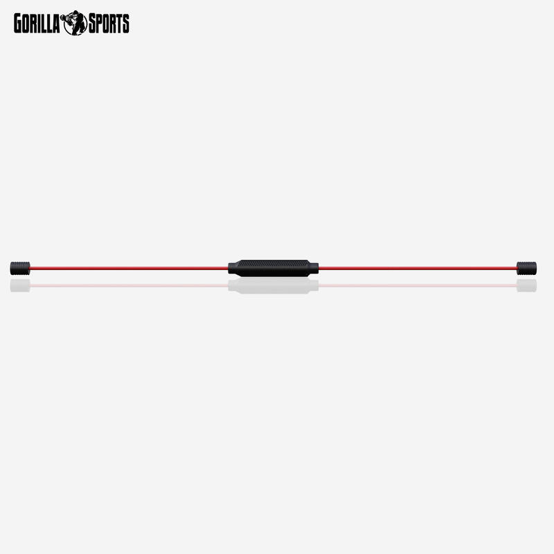Drążek drgający  Gorilla Sports flexi bar 160 cm