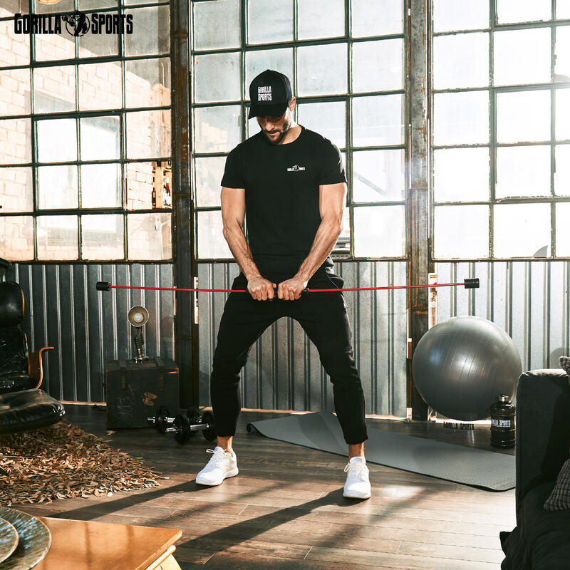 Drążek drgający  Gorilla Sports flexi bar 160 cm
