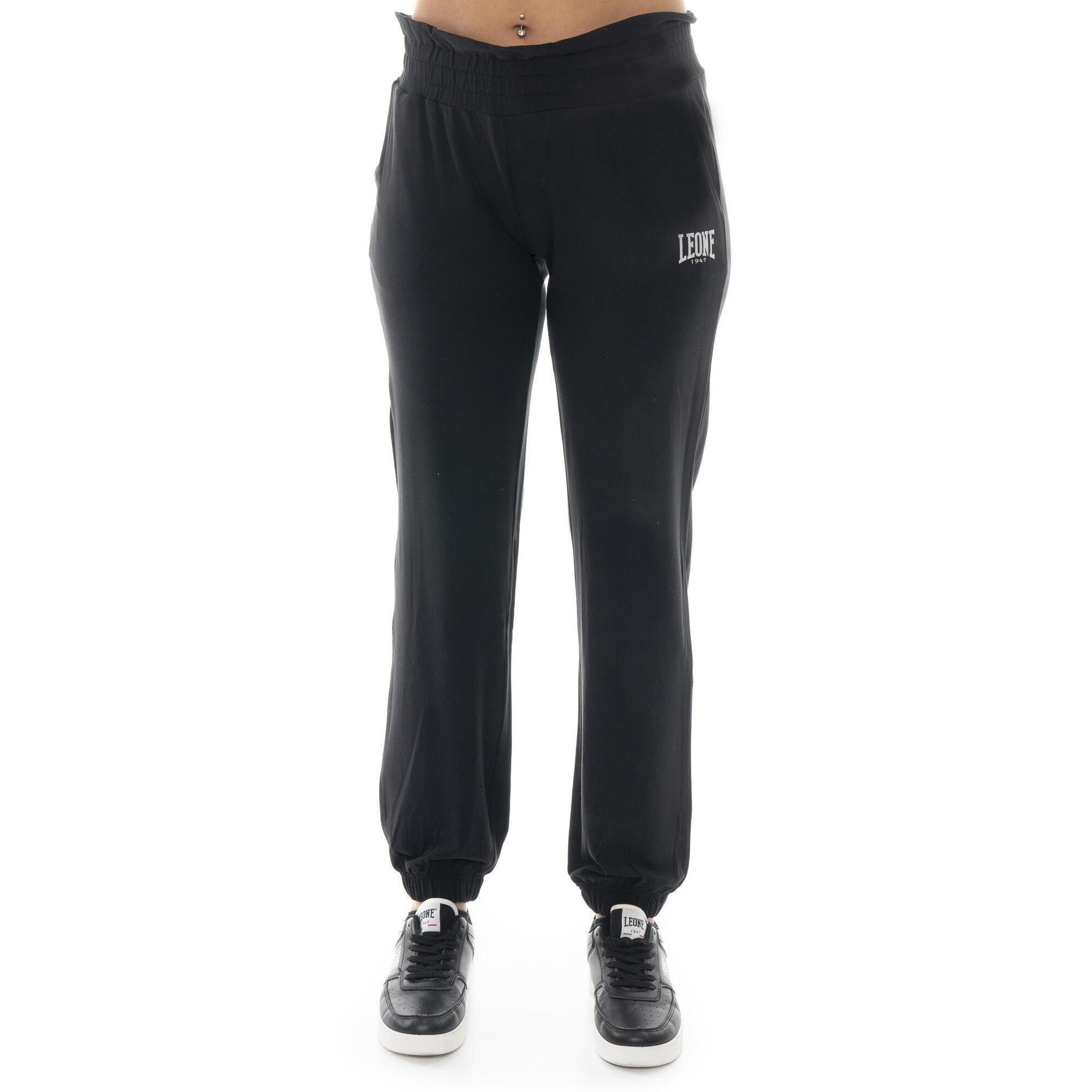 Leone 1947 Apparel - Pantalon Femme Leone Spring Vibes En Coton Non Polaire - Pantalons - Noir - Decathlon