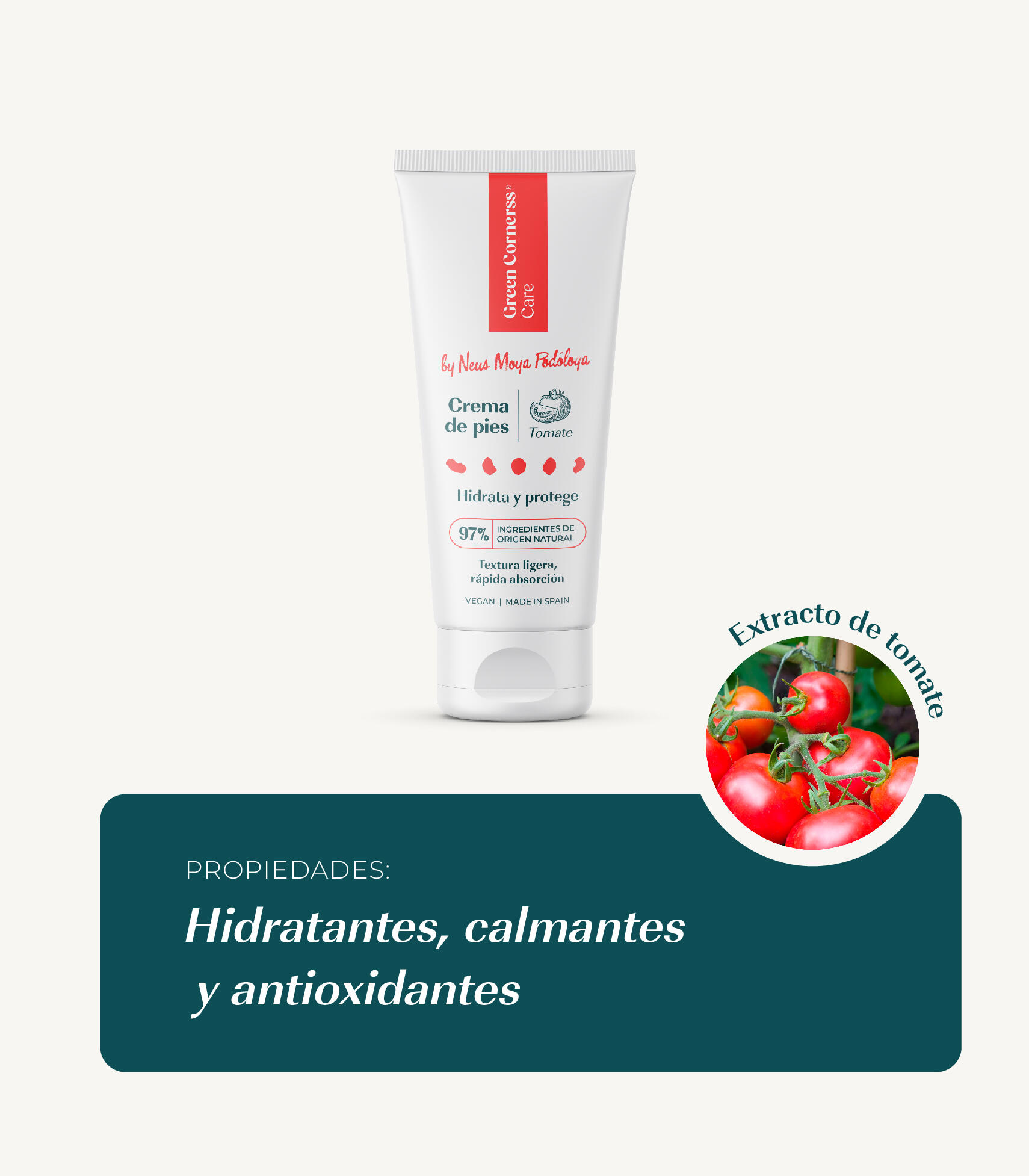 CREMA DE PIES DE TOMATE BY NEUS MOYA PODÓLOGA 4/7