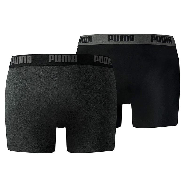 Puma férfi boxeralsó 2 db-os csomag, fekete, szürke [521015001 691], M méret