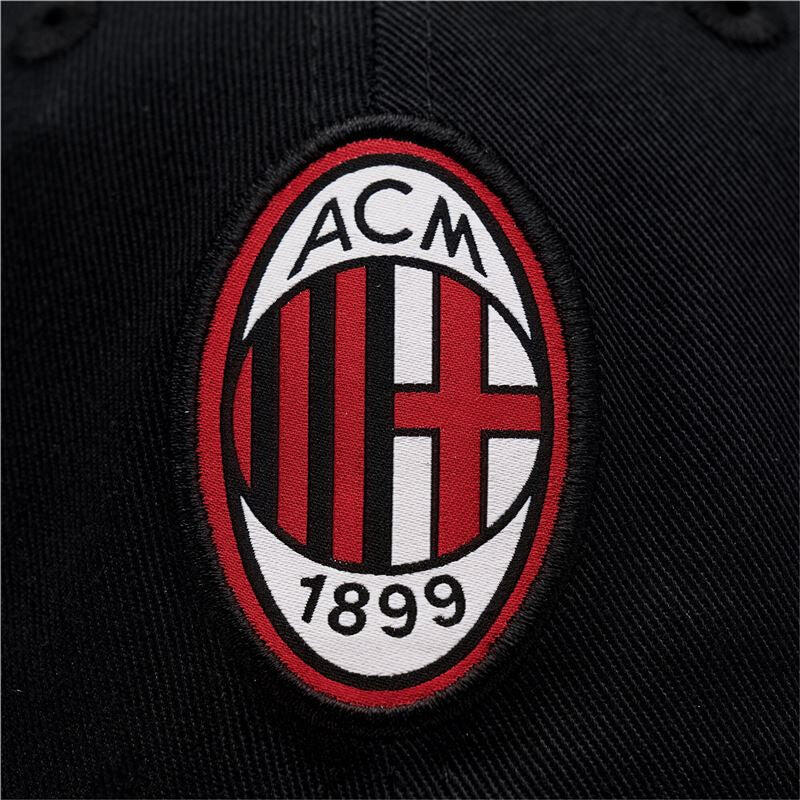 Gorra de béisbol del AC Milan PUMA Black For All Time Red 4/5
