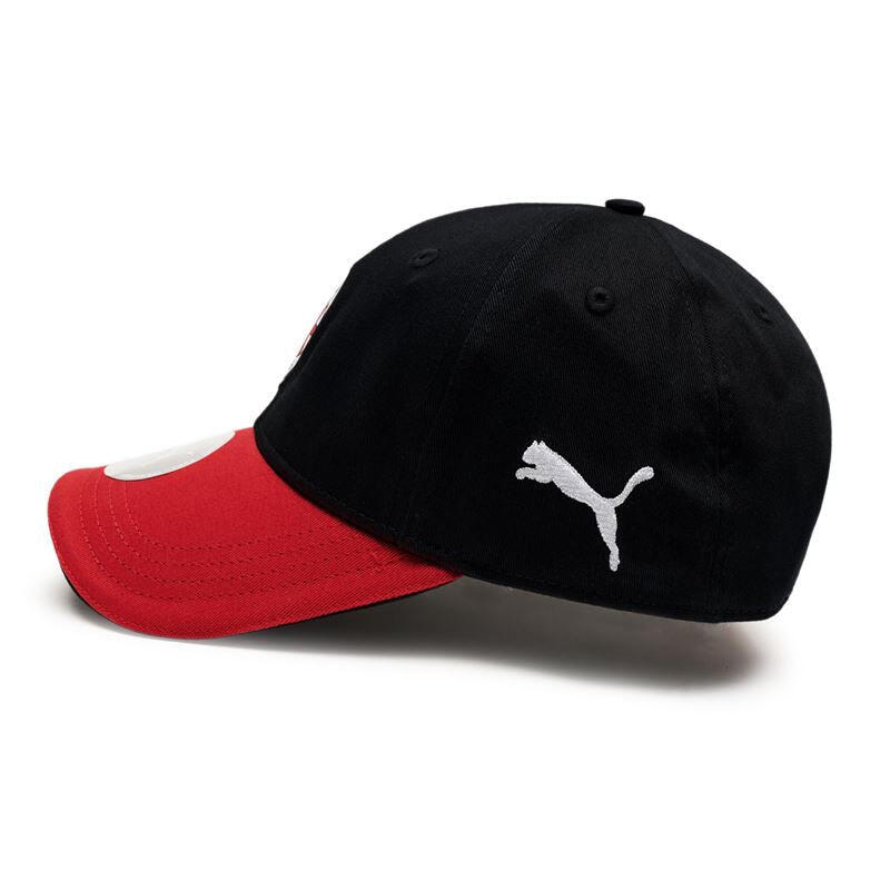 Gorra de béisbol del AC Milan PUMA Black For All Time Red 3/5