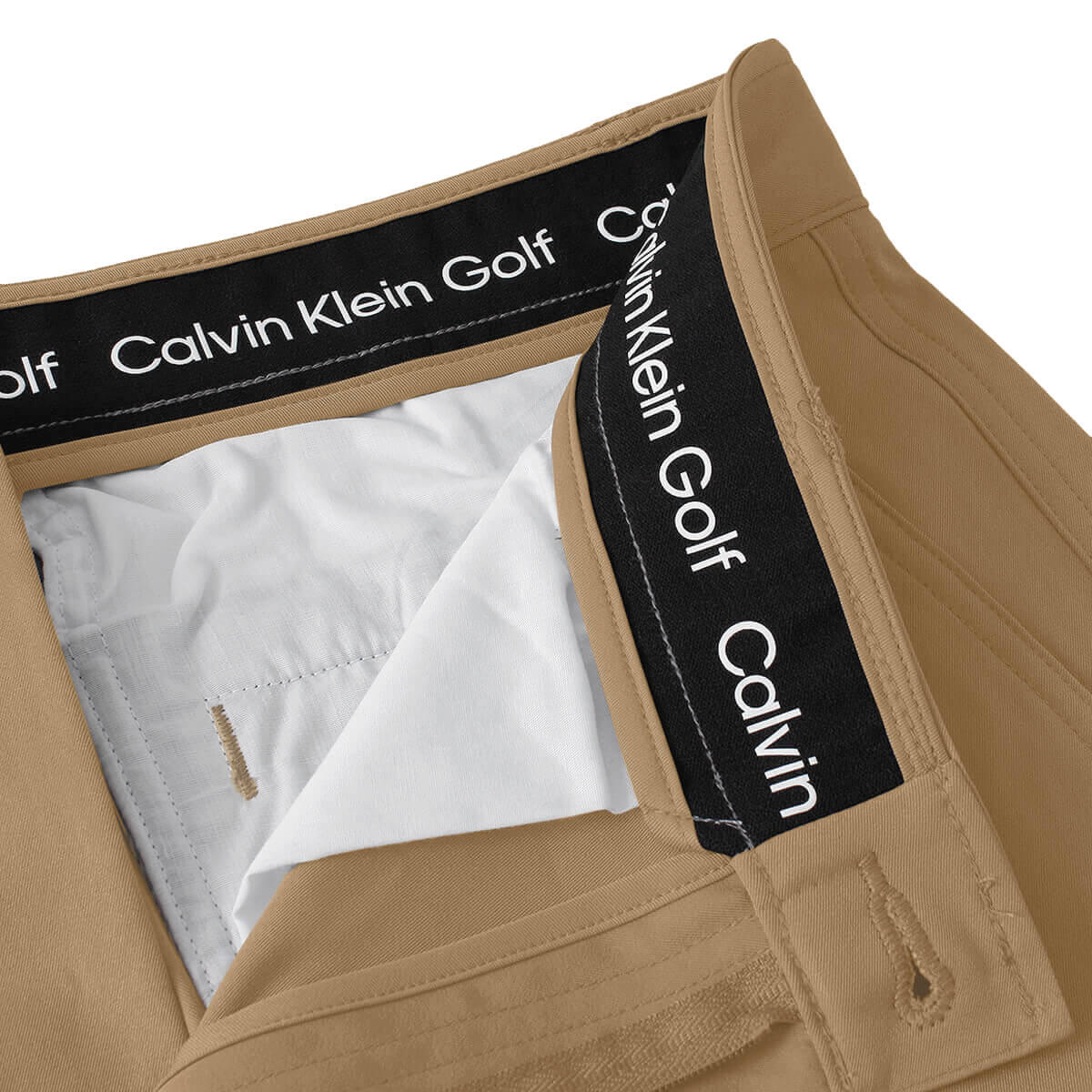 Calvin Klein Golf Mens Micro Tech Shorts - Sand - 30 4/4