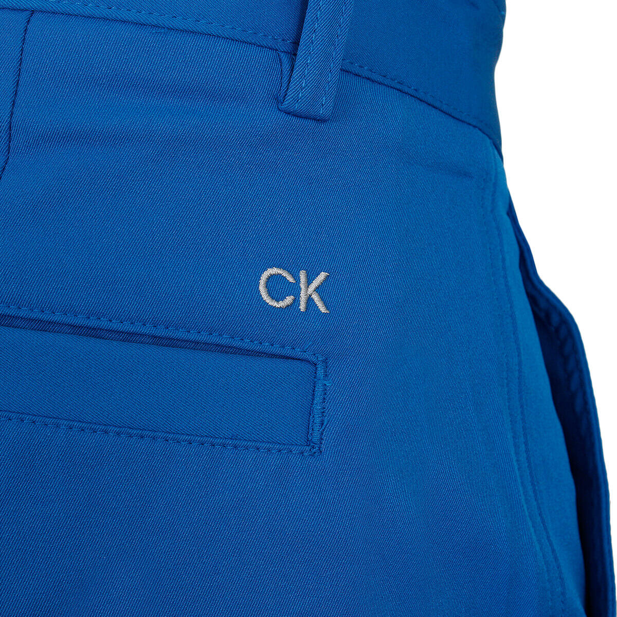Calvin Klein Mens Micro Tech Shorts - Mid Blue - 30" Waist 3/4