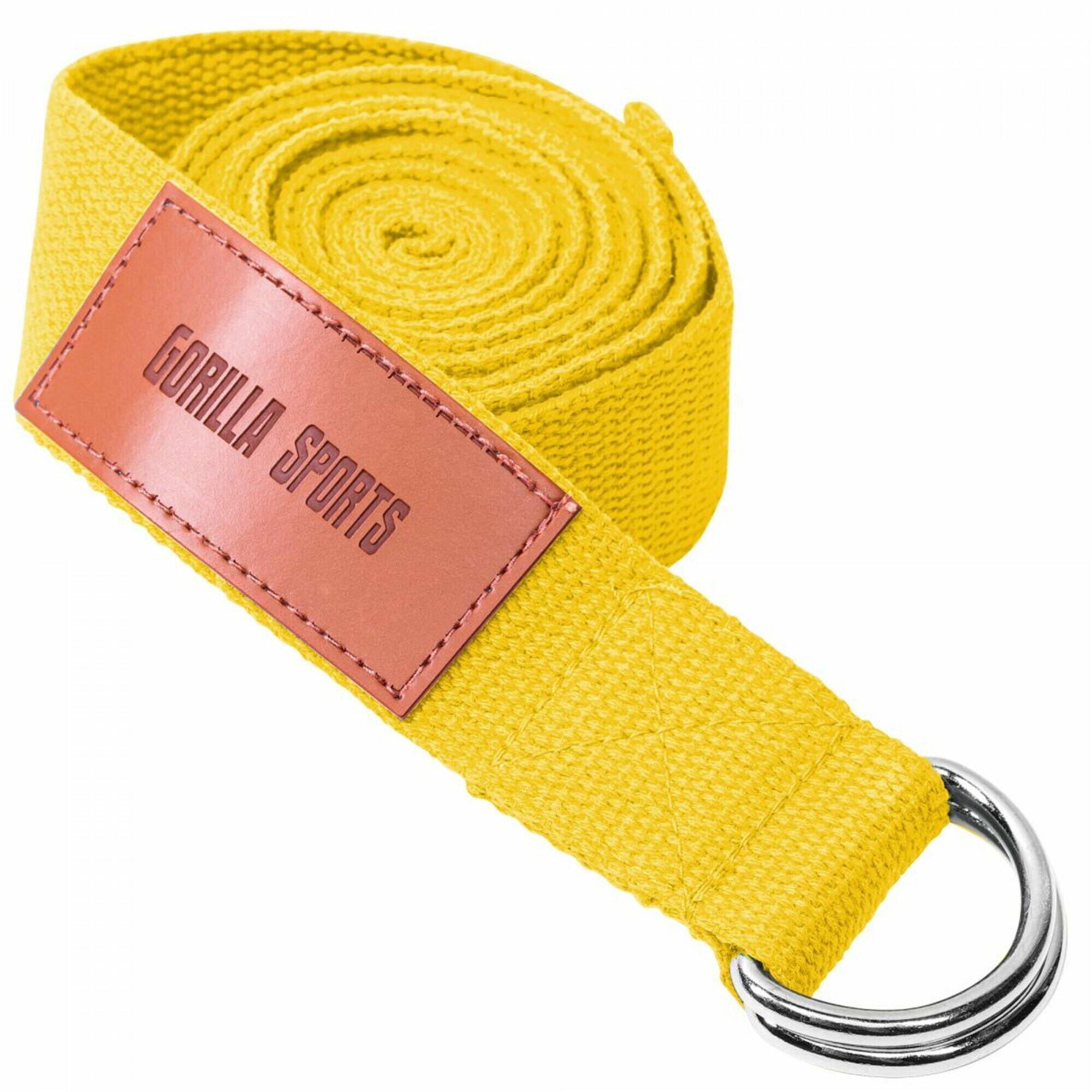 SANGLE DE YOGA 100% COTON / SANGLE POUR ÉTIREMENTS | YOGA | PLUSIEURS COULEURS A 2/7