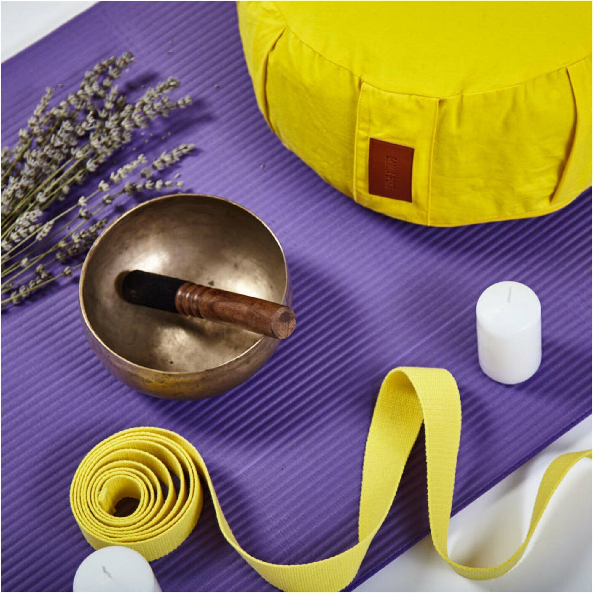 SANGLE DE YOGA 100% COTON / SANGLE POUR ÉTIREMENTS | YOGA | PLUSIEURS COULEURS A 3/7