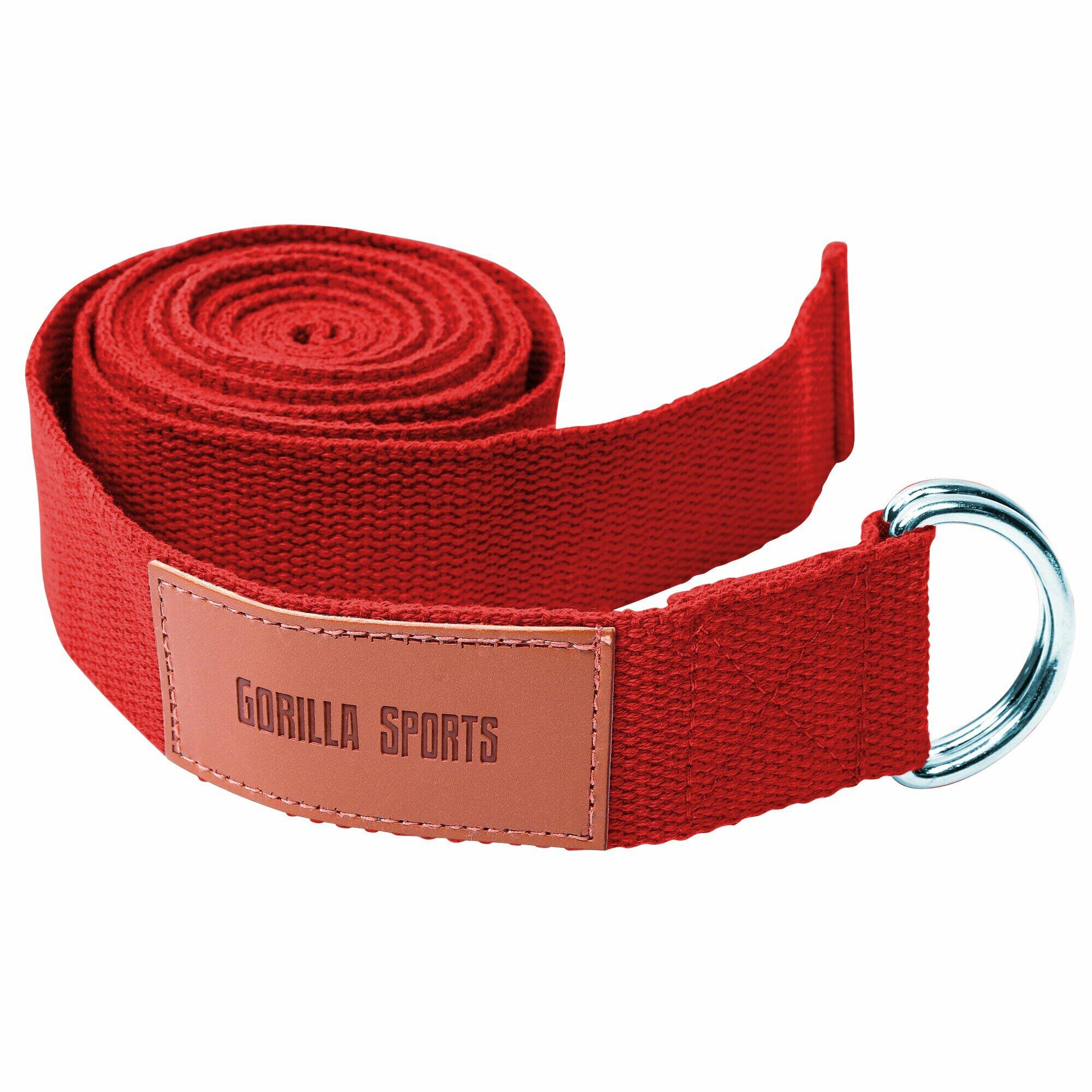 SANGLE DE YOGA 100% COTON / SANGLE POUR ÉTIREMENTS | YOGA | PLUSIEURS COULEURS A 7/7