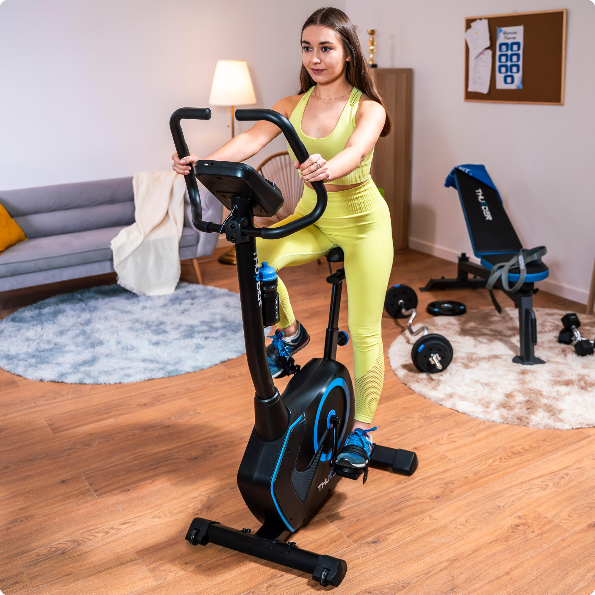 Vélo d'appartement TRIX électromagnétique 8kg roue d'inertie 32 niveaux 6/8