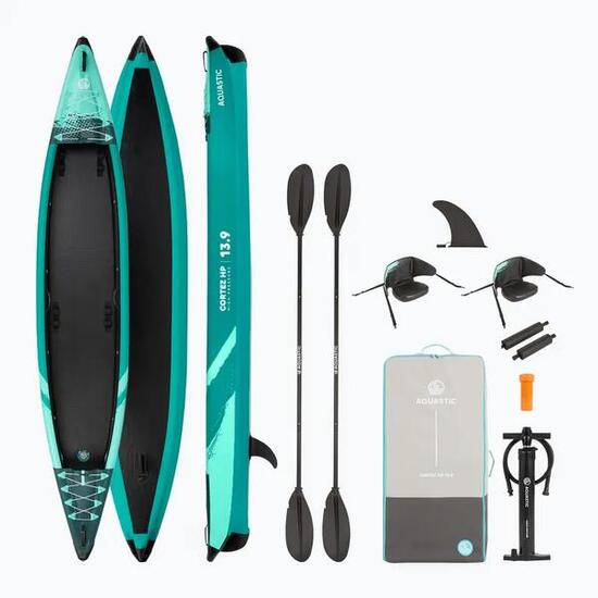 Kayak gonflable haute pression 2 places AQUASTIC Cortez 13'9