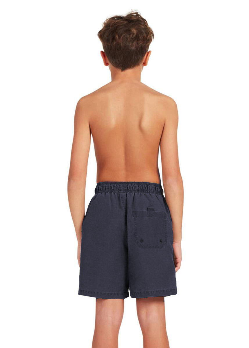 Pantaloncini Zoggs Boys Mosman Washed Ecodura da 15 pollici - Blu navy 3/4