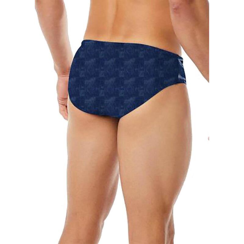 Slip de course TYR DuraFast All Over - Rouge/Blanc/Bleu - UK Taille 26