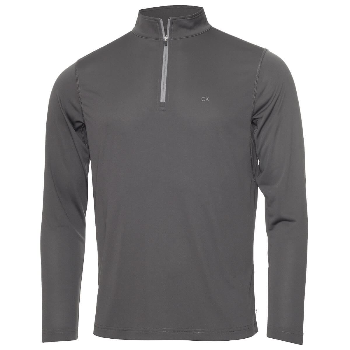 CALVIN KLEIN Calvin Klein Mens Harlem 1/4 Zip Pullover - Slate - S