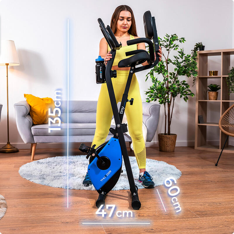 Bicicletă magnetică verticală de interior THUNDER TINY