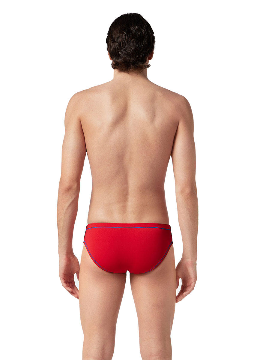Akron Addison Evo bicolour zwemjammer zwart/rood maat UK 28 3/5