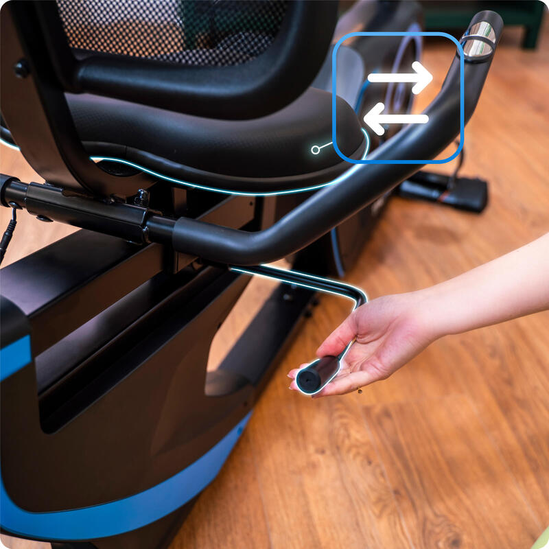 Rower poziomy stacjonarny elektromagnetyczny Thunder OPAL 150 kg